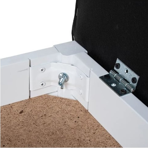 Изображение товара Банкетка Мебелик Ретро М с ящиком (белый/меркурий)