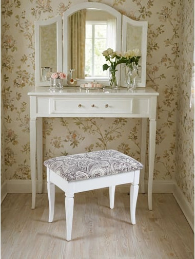 Изображение товара Банкетка Мебелик Ретро М с ящиком (белый/меркурий)