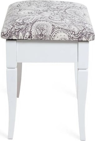 Изображение товара Банкетка Мебелик Ретро М с ящиком (белый/меркурий)