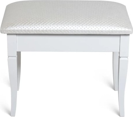 Изображение товара Банкетка Мебелик Ретро М с ящиком (белый/экокожа белый)