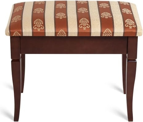 Изображение товара Банкетка Мебелик Ретро М с ящиком (средне-коричневый/полоса коричневая)