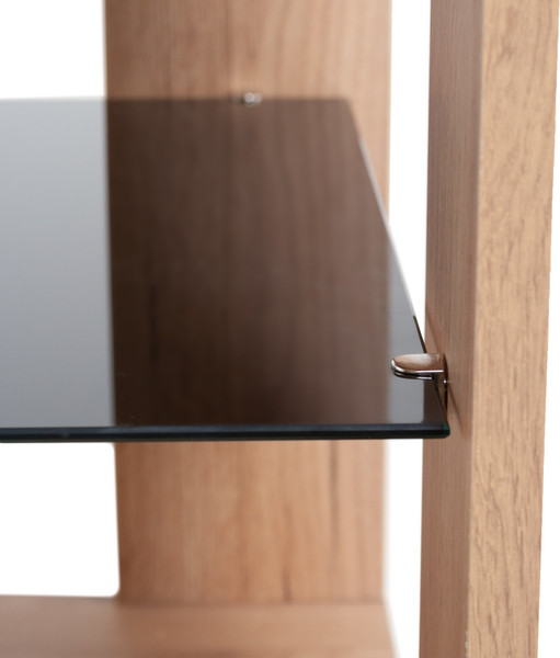 Изображение товара Журнальный столик Мебелик BeautyStyle 5 (дуб крафт золотой/стекло черное)