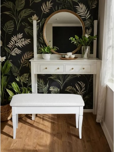 Изображение товара Банкетка Мебелик Вивальди М с ящиком (белый/экокожа белый)