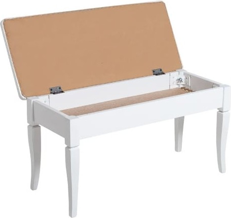 Изображение товара Банкетка Мебелик Вивальди М с ящиком (белый/экокожа белый)