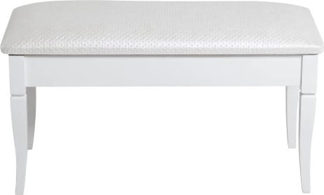 Изображение товара Банкетка Мебелик Вивальди М с ящиком (белый/экокожа белый)