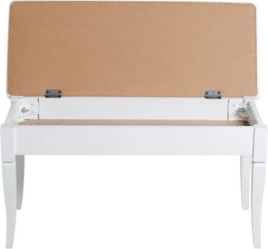 Изображение товара Банкетка Мебелик Вивальди М с ящиком (белый/экокожа белый)