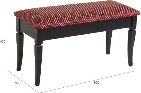 Изображение товара Банкетка Мебелик Вивальди М с ящиком (венге/коронка)