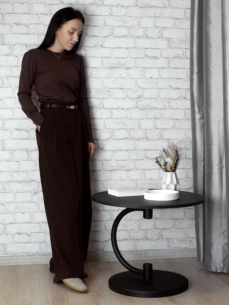 Изображение товара Журнальный столик Мебелик Дуэт 13 (черный/черный элит)