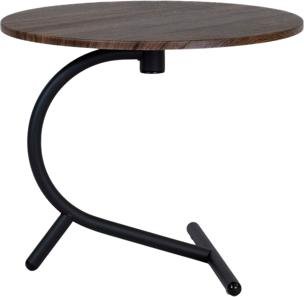 Изображение товара Журнальный столик Мебелик Дуэт 14 (дуб маррон/черный)