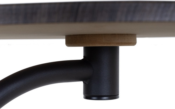 Изображение товара Журнальный столик Мебелик Дуэт 14 (дуб маррон/черный)