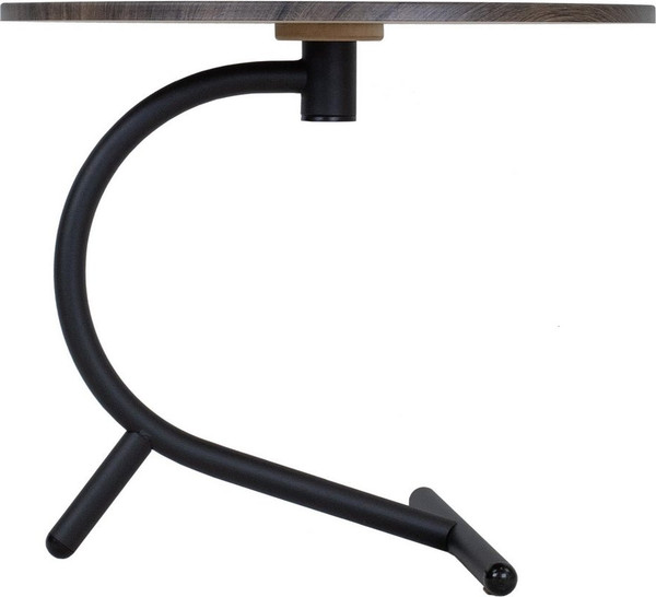 Изображение товара Журнальный столик Мебелик Дуэт 14 (дуб маррон/черный)