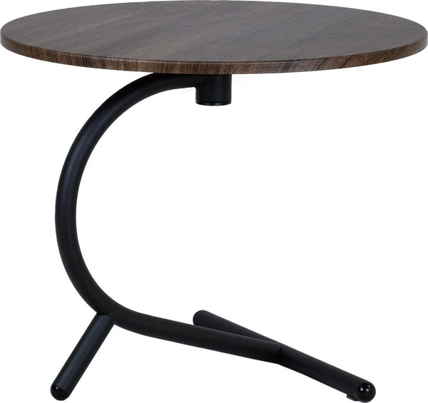 Изображение товара Журнальный столик Мебелик Дуэт 14 (дуб маррон/черный)