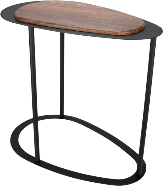 Изображение товара Журнальный столик Мебелик МеталлАрт М024 (коричневый дуб/черный)