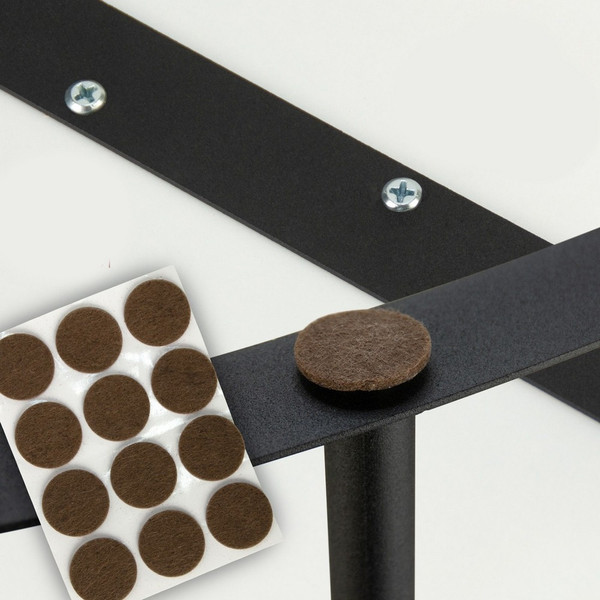 Изображение товара Журнальный столик Мебелик МеталлАрт М024 (коричневый дуб/черный)