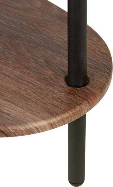 Изображение товара Журнальный столик Мебелик МеталлАрт М036 (коричневый дуб/черный)