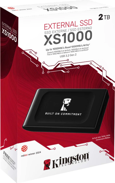 Изображение товара Внешний жесткий диск Kingston XS1000 USB3.2 Gen2 2TB SXS1000/2000GA