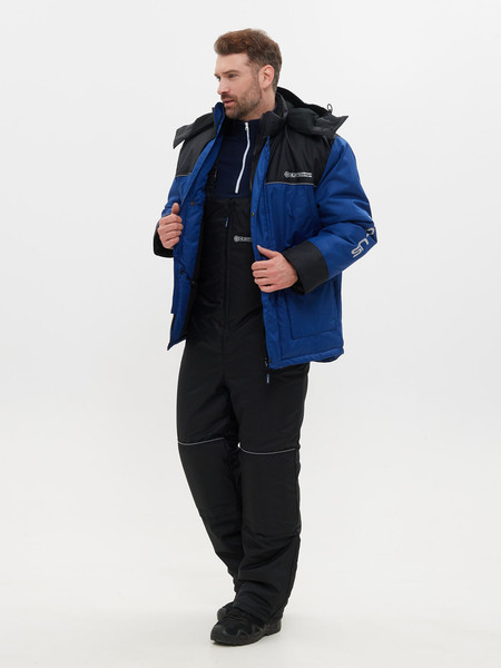 Изображение товара Костюм для охоты и рыбалки Huntsman Полюс -40°C (р.60-62/170-176, синий/черный )