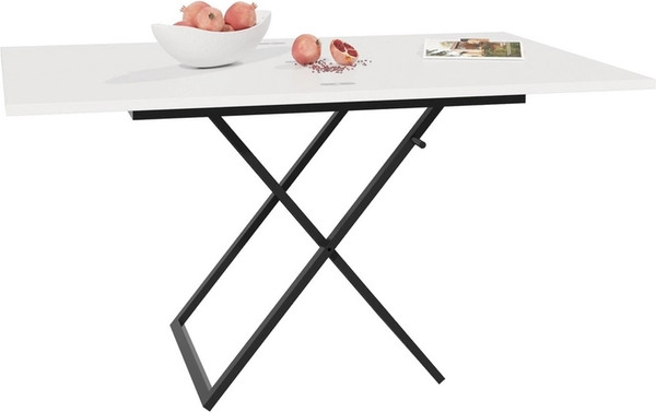 Изображение товара Стол-трансформер Мебелик Манхэттен (белый/черный)