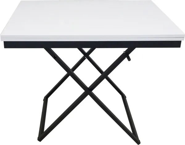 Изображение товара Стол-трансформер Мебелик Манхэттен (белый/черный)