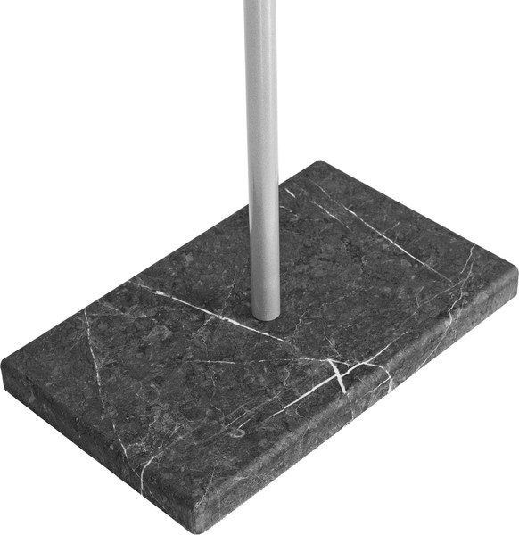 Изображение товара Вешалка для одежды Мебелик Пико 8 (черный/металлик/торос графит софт)