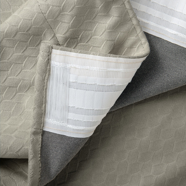 Изображение товара Комплект штор Волшебная ночь Бархатный Блэкаут 150х270/930789 (2шт, туман)