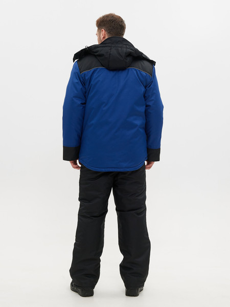 Изображение товара Костюм для охоты и рыбалки Huntsman Полюс -40°C (р.68-70/182-188, синий/черный)