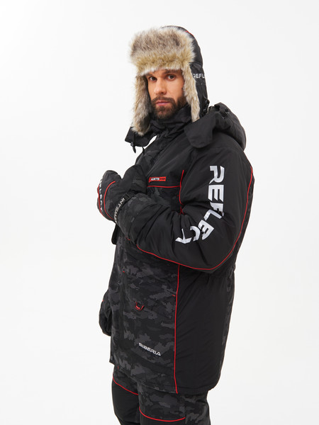 Изображение товара Костюм для охоты и рыбалки Huntsman Siberia Reflect V2 -50°C (р.48-50/182-188, черный)