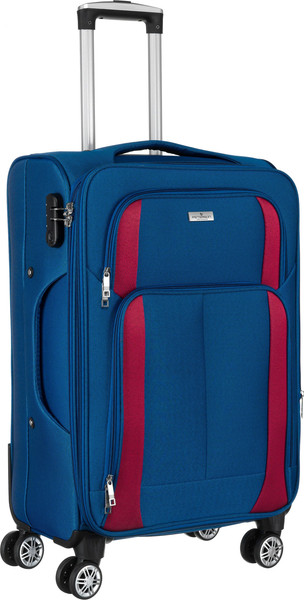 Изображение товара Чемодан на колесах Peterson PTN 5209 M (голубой/бургунди)