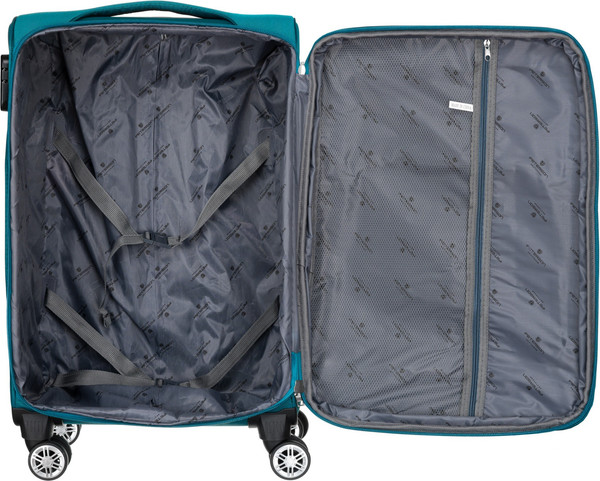 Изображение товара Чемодан на колесах Peterson PTN 5209 L (бирюзовый/розовый)