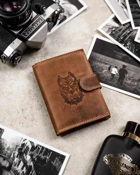 Изображение товара Портмоне Cedar N4L-CHM-DOG-2 (коньячный)