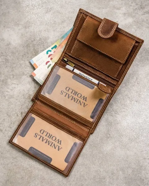 Изображение товара Портмоне Cedar N4L-CHM-DOG-2 (коньячный)