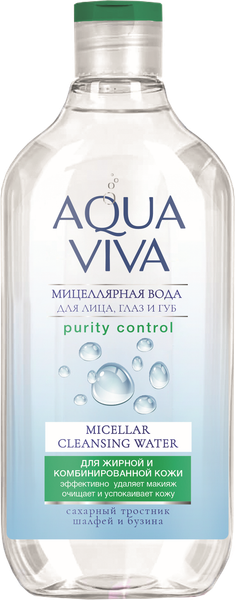 Изображение товара Мицеллярная вода Romax Agua Viva для жирной и комбинированной кожи (300мл)