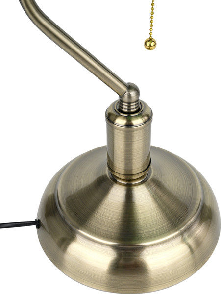 Изображение товара Настольная лампа ArtStyle HT-117ABG (латунь/зеленый)