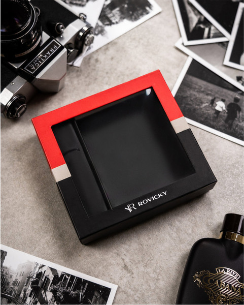 Изображение товара Портмоне Cedar Rovicky. С брелком для ключей / R-PK5-N4L (черный)