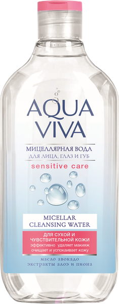 Изображение товара Мицеллярная вода Romax Agua Viva для сухой и чувствительной кожи (300мл)