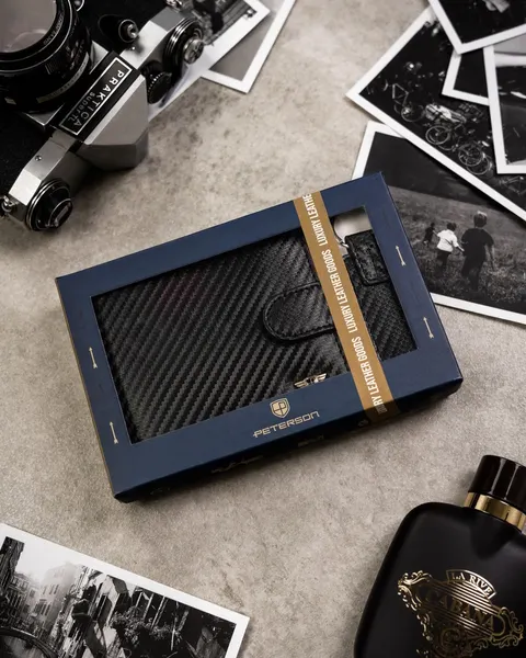 Изображение товара Портмоне Peterson С брелком для ключей / PTN PK5-N992L (черный)