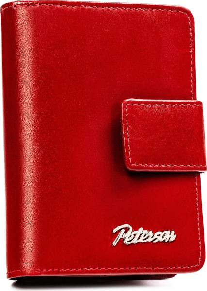 Изображение товара Портмоне Peterson С брелком для ключей / PTN SET-D-65-KCS (красный)