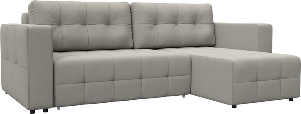 Изображение товара Диван угловой Лига Диванов Лига-075 универсальный / 130004 (рогожка амур 02 бежевый)