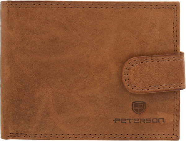 Изображение товара Портмоне Peterson С брелком для ключей / PTN SET-M-N003L-CHM (коньячный)