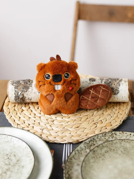 Изображение товара Мягкая игрушка Мякиши Бобер Джастин / 1071