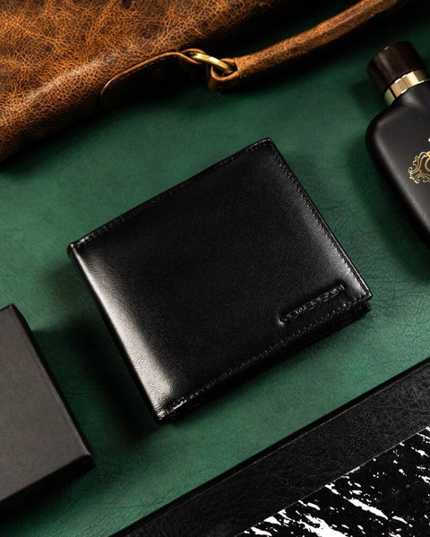 Изображение товара Портмоне Peterson С брелком для ключей / PTN SET-M-N992-KCS (черный)