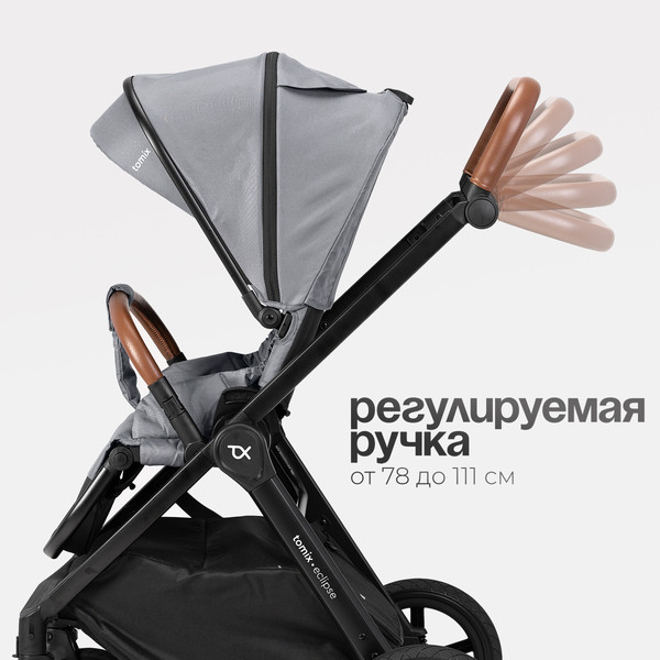 Изображение товара Детская прогулочная коляска Tomix Eclipse Single / HP-621A/1 (Grey)