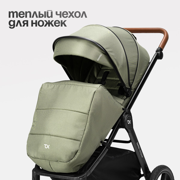 Изображение товара Детская прогулочная коляска Tomix Eclipse Single / HP-621A/1 (Olive)