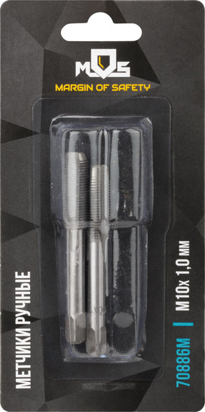 Изображение товара Набор метчиков MOS М10х1.0мм / 70886М (2шт)