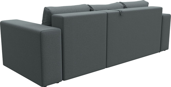 Изображение товара Диван угловой Лига Диванов Лига-076 универсальный / 129837 (рогожка амур 07 серый)