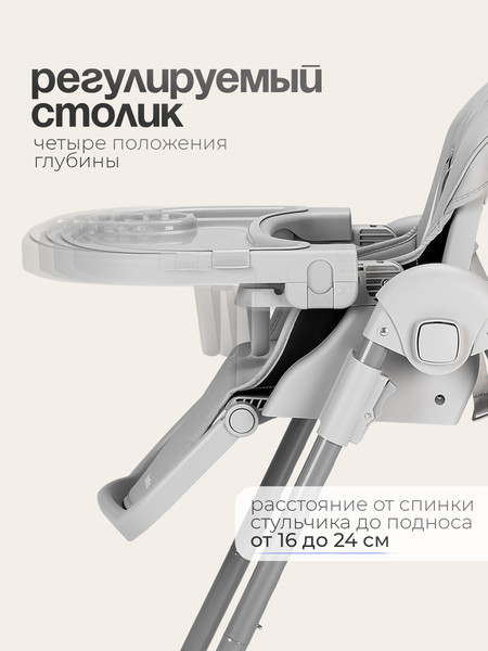 Изображение товара Стульчик для кормления Tomix Lucky V2 / HA-028V2 (Grey)