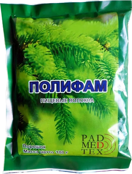 Изображение товара Пищевая добавка Padmedtex Полифарм порошок (100г)