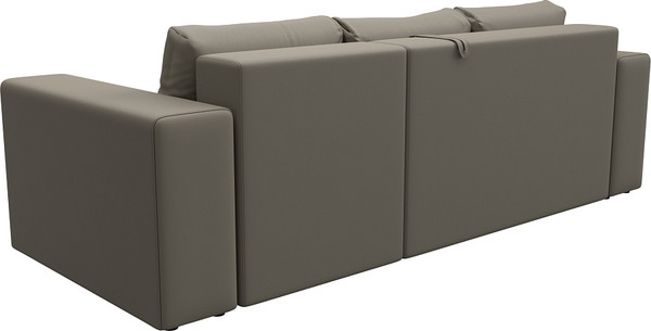 Изображение товара Диван угловой Лига Диванов Лига-076 универсальный / 129851 (экокожа Grifon 04 бежевый)