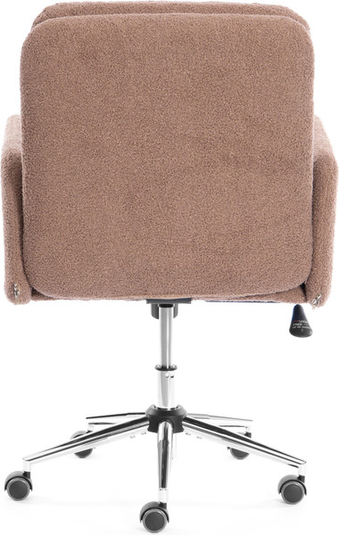 Изображение товара Кресло офисное Tetchair Dover (хром/букле/коричневый)