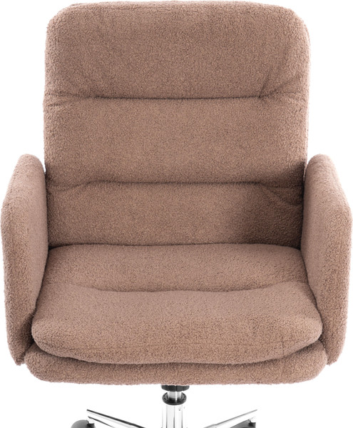Изображение товара Кресло офисное Tetchair Dover (хром/букле/коричневый)